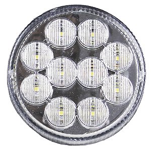 Lanterna Traseira 96mm Ônibus Caminhão Bugue 10 LED CR 24V