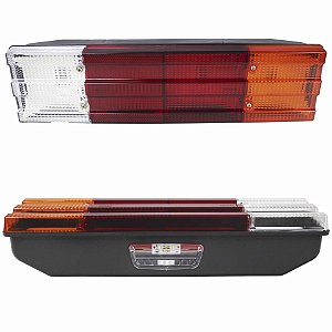 Lanterna Traseira Caminhão MB 1113 1418 1618 1620 2013 LED 12V Com Vigia