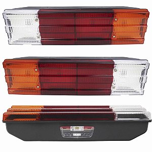 PAR Lanterna Traseira Caminhão MB 1113 1418 1618 1620 2013 LED 12V