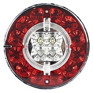 Lanterna LED Multifunção Caminhão Carreta Trator Buggy 24V