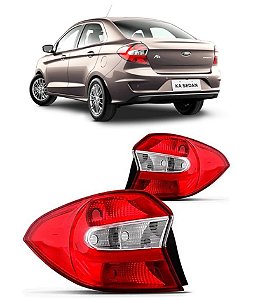 PAR Lanterna Traseira Ka Sedan 2015 2016 2017 2018 Bicolor