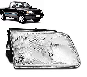 Farol S10 Blazer 1995 1996 1997 1998 1999 2000 com Suporte Lado Direito