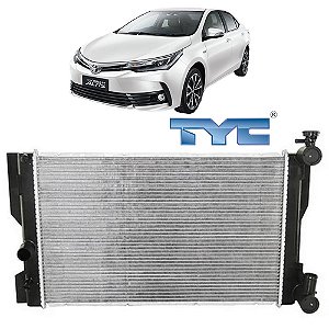 Radiador Toyota Corolla 09 10 11 12 13 14 15 16 17 18 Automático ou Manual