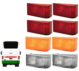 8 Lanterna Traseira para Ônibus Busscar