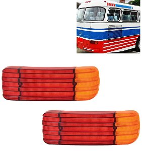 2 Lente Traseira para Ônibus Mercedes-Benz O355 O364 VM/AM