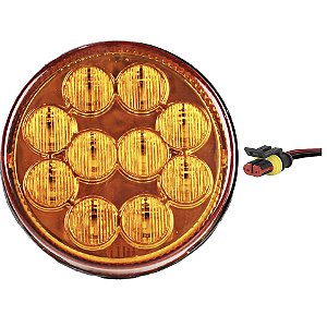 Ônibus / Caminhão / Carreta - KIT Lanterna Traseira Pisca LED Ø 9.60 cm 24 volts