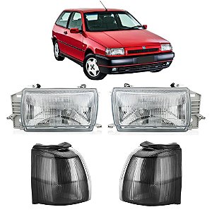 KIT PAR Farol e Lanterna Fumê Fiat TIPO 93 94 95 96 97