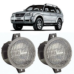 Farol de Milha Mitsubishi Pajero Sport 2004 Estriado PAR