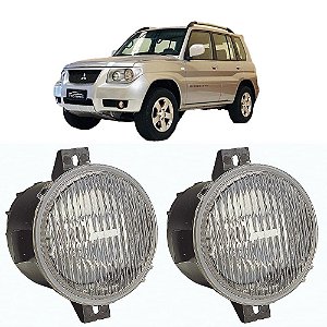 Farol de Milha Mitsubishi Pajero TR4 2006 Estriado PAR