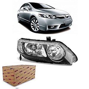 Farol Honda New Civic 2007 2008 2009 2010 2011 Lado Direito Original TYC
