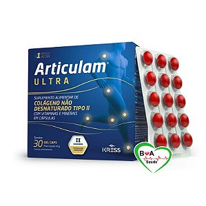 ARTICULAM ULTRA COLÁGENO NÃO DESNATURADO TIPO II COM VITAMINAS E MINERAIS COM 30 CAPSULAS