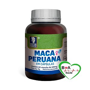 MACA PERUANA 500 MG LEPIDIUM MEYENII COM 60 CAPSULAS ORIGINAL DOCTOR BERGER  Boa Saúde Loja Virtual