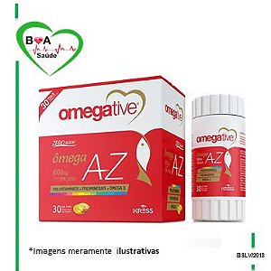 OMEGATIVE A-Z 1000MG - OMEGA 3 POLIVITAMÍNICO E POLIMINERAIS CAPS GEL