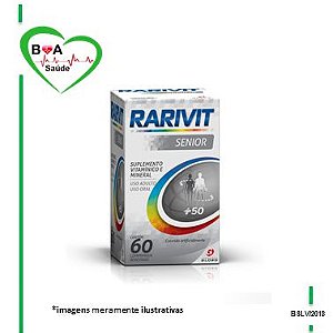 RARIVIT SENIOR  SUPLEMENTO VITAMÍNICO E MINERAL  COMPRIMIDOS REVESTIDOS