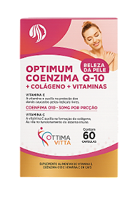 OPTIMUM COENZIMA Q10 + COLAGENO E VITAMINAS C/ 60 CPS OTTMA VITTA BIONATUS