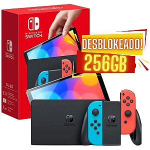 Nintendo Switch OLED COLOR DESBLOQUEADO 256GB