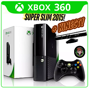 Xbox 360 Super Slim 2015 com Kinect