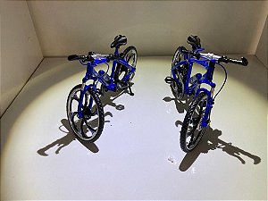 Bicicleta Miniatura Em Metal 1:10 Mountain Bike Die Cast