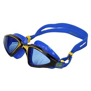 Óculos Natação Speedo Meteor Azul/Amarelo