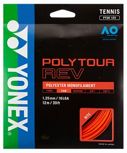Corda Yonex Poly Tour Rev + Mão de Obra de Aplicação na Raquete