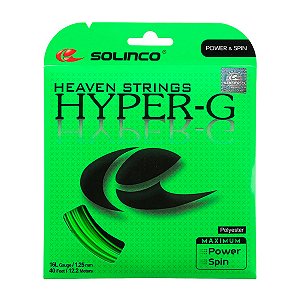 Corda Solinco Hyper G + Mão de Obra de Aplicação na Raquete