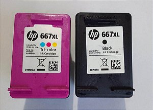 Kit Cartuchos hp 667XL