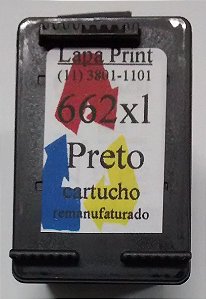 Cartucho hp 662XL Preto