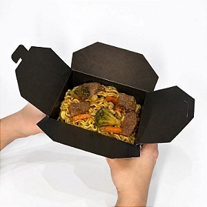 Box Para Delivery Antivazamento 450ml - 50 Unidades
