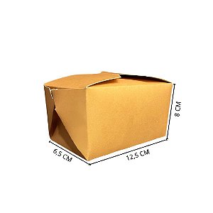 Caixa box - impermeável - antivazamento- pacote com 50 unidades