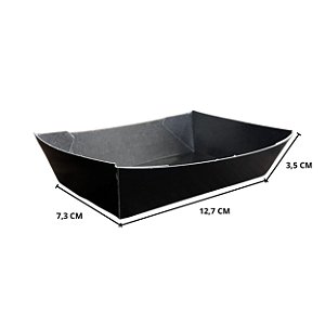 Barquinha de Papel Impermeável - 12,3x7,3x3,5 cm - 50 unidades