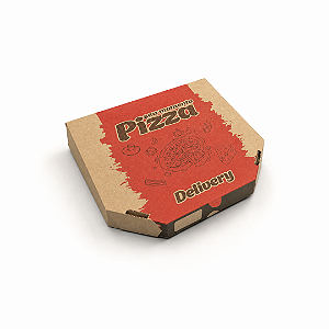 Caixa de Pizza 25x25 Kraft - Embalagem para Delivery C/ 25 Un.