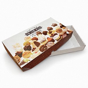 Embalagem Para Brigadeiro - 34x18,5x4 cm - 10 Unidades