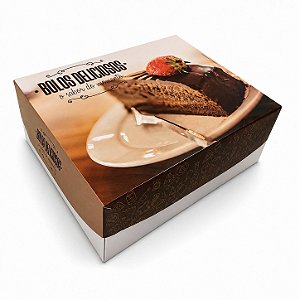 Embalagem Para Bolo - 42x35x12 cm - 10 unidades