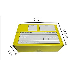 EX-9721 - 21x14,5x7 cm. Pacote C/ 10. Valor unid. R$ 3,39