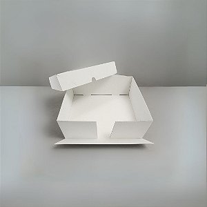 Caixa Bolo Branca - 16x15x10 cm - 10 Unidades