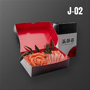 Caixa sushi - 17x11x4,5 cm - 50 unidades