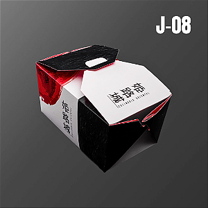 Embalagem box yakisoba antivazamento - 15x10x8 cm - 50 unidades