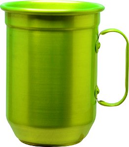 Canecas de Alumínio p/ Caipirinha Com Alça Resistente de 600 ml kit 10 Unidades