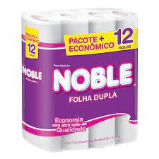 PAPEL HIGIENICO NOBLE FD 20M C/12UNDS