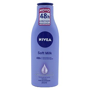 HIDRAT NIVEA 200ML SOFT MILK PELE SECA