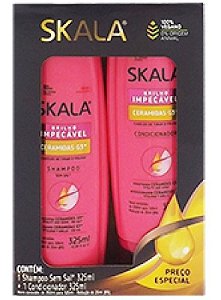 KIT SHAMPOO E CONDICIONADOR  SKALA 650ML CERAMIDAS G3