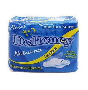 ABSORVENTE DELICACY NOTURNO C/ABAS SUAVE C/8UNDS