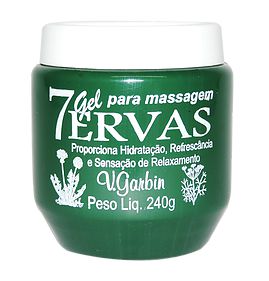 GEL PARA MASSAGEM VGARBIN 240G 7 ERVAS