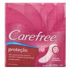 PROTETOR DIARIO CAREFREE SEM PERFUME COM 40 UNIDADES