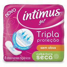 ABSORVENTE INTIMUS S/ABAS SECA C/8UNDS