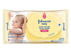 Lencos Umedecidos Johnsons Baby C/48UNDS Recem-Nascido