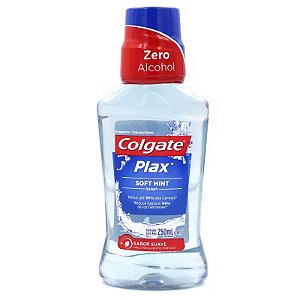 ANTISSEPTICO BUCAL COLGATE PLAX 250ML SOFT MINT ZERO ALCOOL