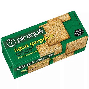 BISCOITO PIRAQUE 200G ÁGUA GERGELIN