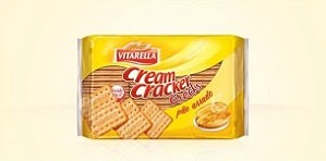 BISCOITO VITARELLA 350G CREAM CRACKER CROCKS PAO ASSADO