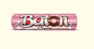 BATON GAROTO 16G CHOCOLATE C/MORANGO